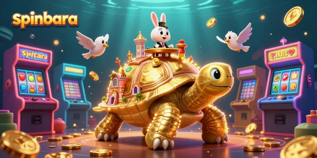 Spinbara offers captivating casino thrills with 3D characters and vibrant game elements.